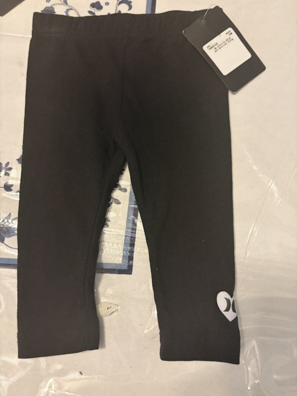 Kids Hurley Black Pants 12 months NWT
